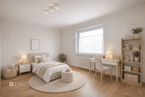 Kinderzimmer (virtuell eingerichtet)