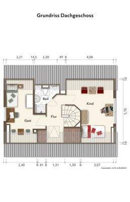 Grundriss Dachgeschoss