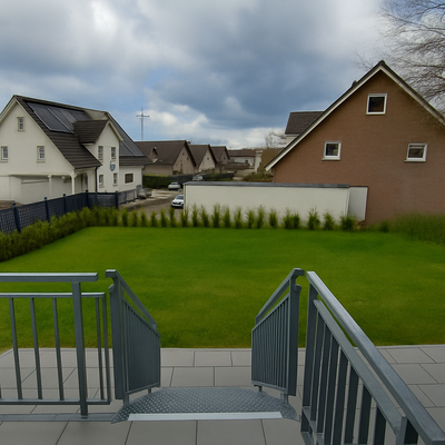 Gartenanteil und Terrasse