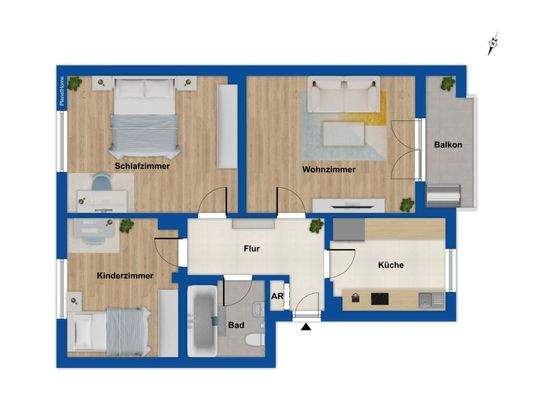 Grundriss 2. Obergeschoss