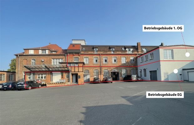 Rückseite Betriebsgebäude