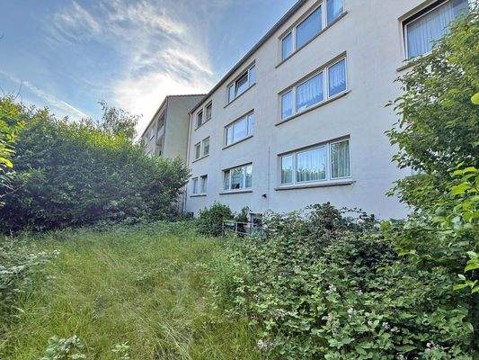 Rückansicht Haus B und C