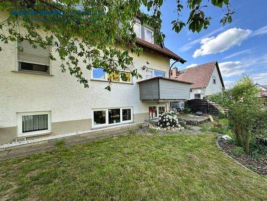 Gartenansicht des Hauses