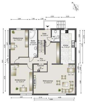 Grundriss Erdgeschoss