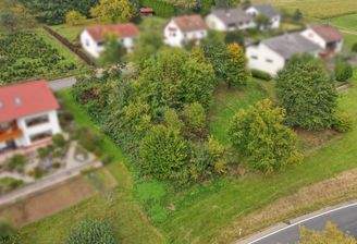 Draufsicht Baugrundstück