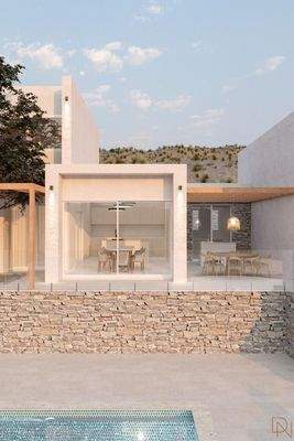 Kreta, Schisma Eloundas: Exklusives Grundstück mit Meerblick und Baugenehmigung zu verkaufen