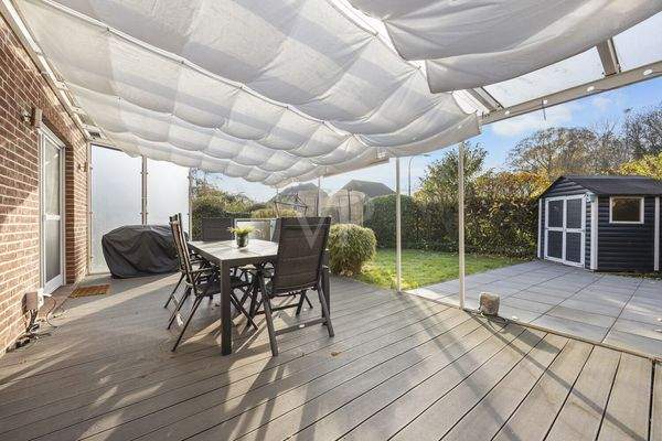 überdachte Terrasse