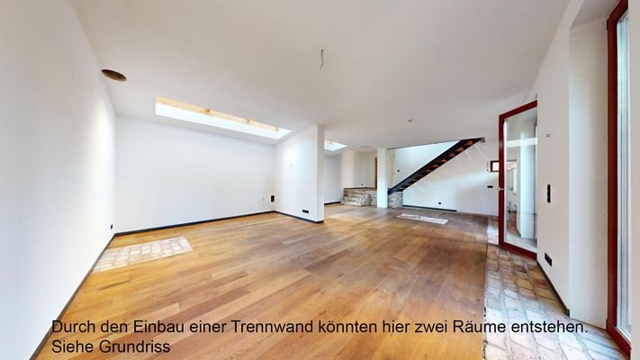 Wohnküche und Wohnzimmer, EG