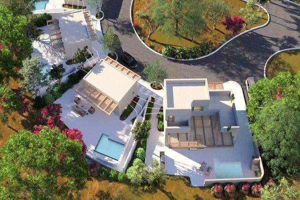 Kreta, Litsarda: Neubau-Projekt! Villa mit Meerblick zu verkaufen