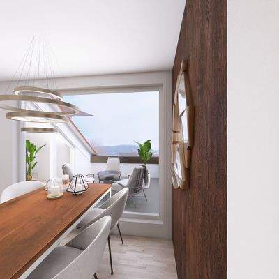 Essbereich - lichtdurchflutet / Loggia