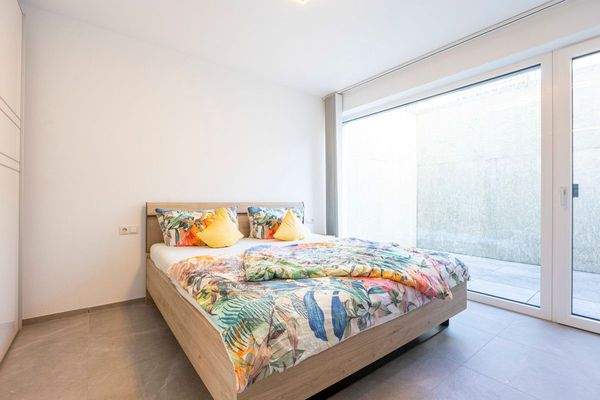 Elternschafzimmer mit Lichthof