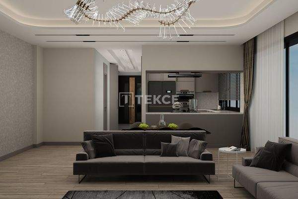 City and Sea View Villas in Çankaya, Kepez, Antalya