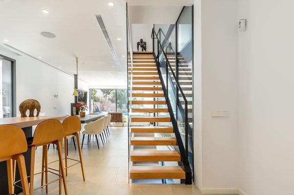 Stairs in villa in Bendinat