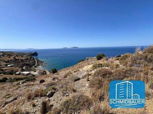 Kreta, Agios Pavlos: Riesiges Küstengrundstück mit Baugenehmigung zu verkaufen