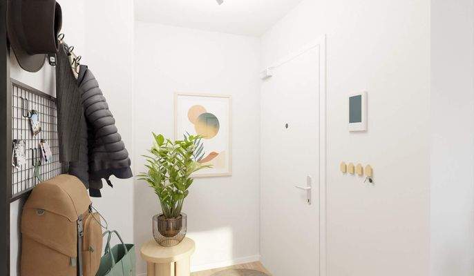 Heller und freundlicher Eingangsbereich