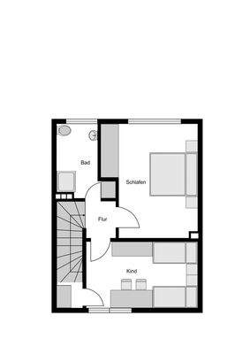 Grundriss Obergeschoss