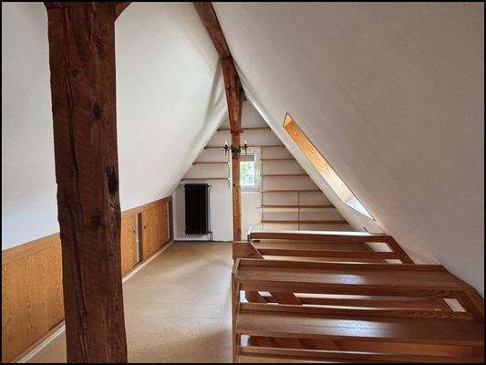 Vorbereiteter Dachboden
