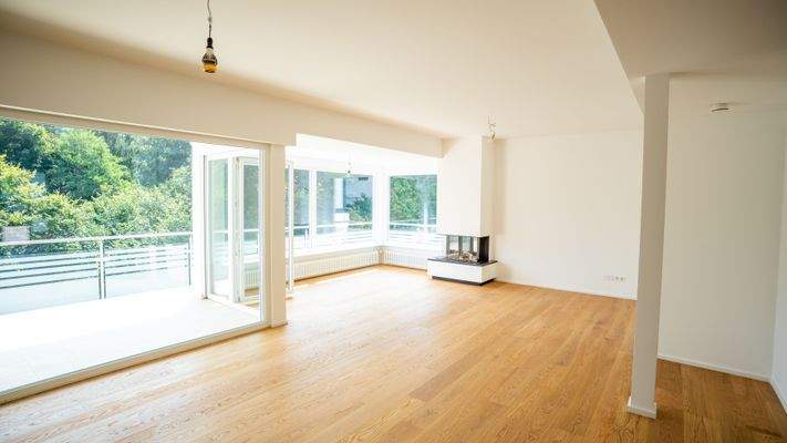 Wohnbereich mit Kamin