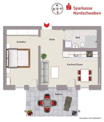 Grundriss OG Wohnung 5