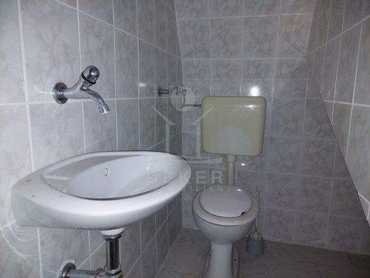 Gäste-WC im Treppenhaus