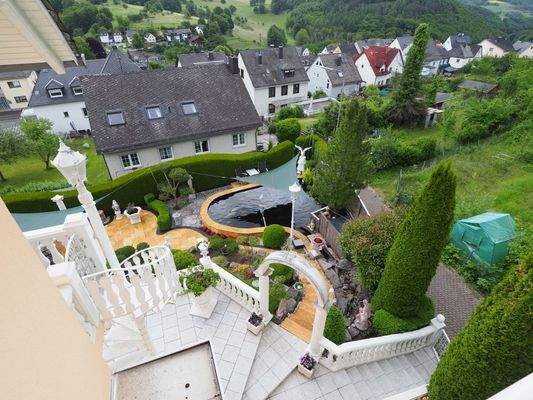 Blick von der Dachterrasse
