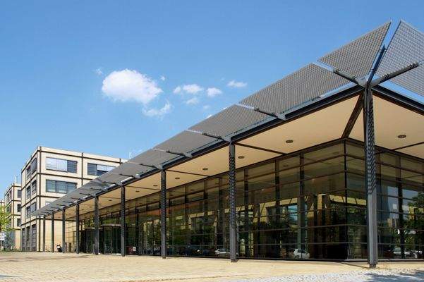 Haupteingang media city leipzig