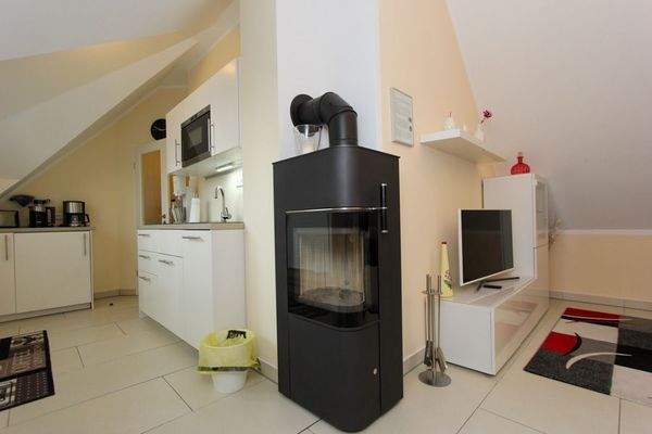 Wohnbereich und Küche