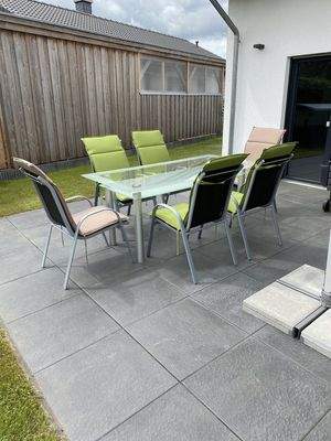 Große Terrasse Esstisch