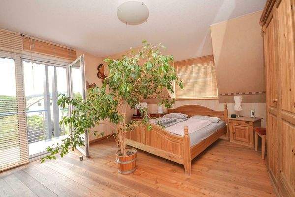 Das Schlafzimmer im OG