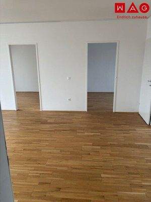 Blick im Wohnzimmer aus