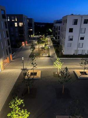 Abendstimmung im Quartier