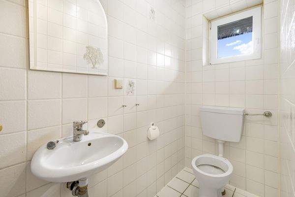 WC im Erdgeschoss
