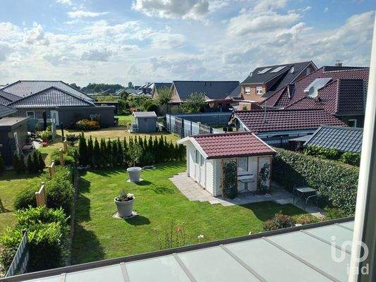 Gartenblick von oben