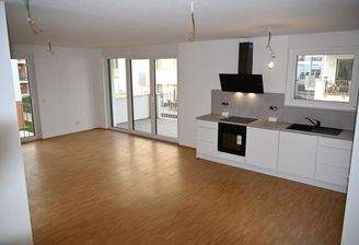 Wohnzimmer und Küche