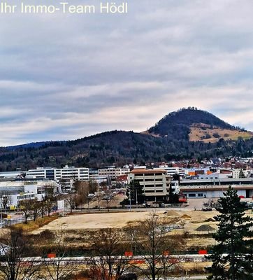 Blick vom Balkon