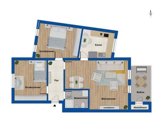 Grundriss 1. Obergeschoss