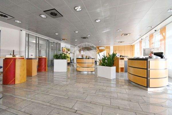 Die Kassenhalle im Erdgeschoss