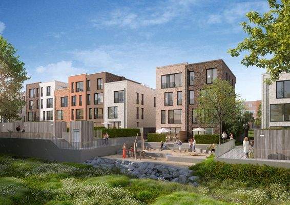 Am Kaskadenpark - Gartenansicht