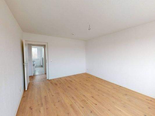 Ansicht II: Wohn- und Esszimmer