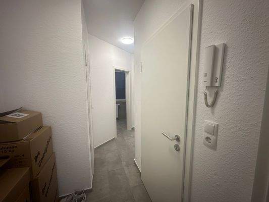 Flur in Dachgeschosswohnung