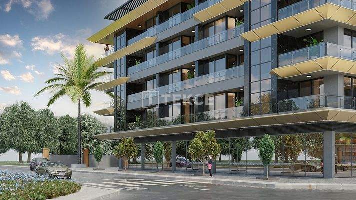 Apartments in a Complex Near the Beach in Alanya