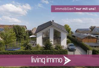 Straßenperspektive EFH - KI-Visualisierung 