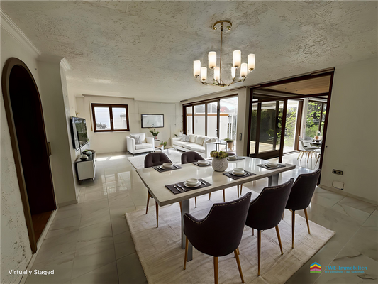 Anbau mit Zugang zu Wintergarten und Wellnessberei