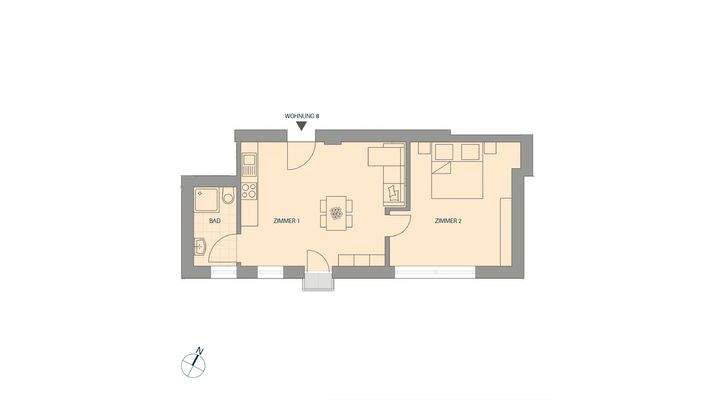 Grundriss Wohnung 8