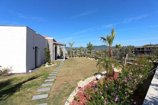 Detached Villas in a Project with Shopping Center in Bodrum