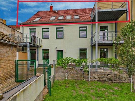 Gartenansicht Hinterhof