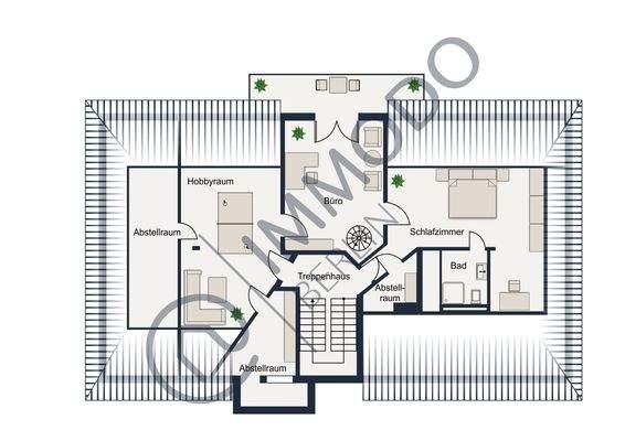 Grundriss - Dachgeschoss