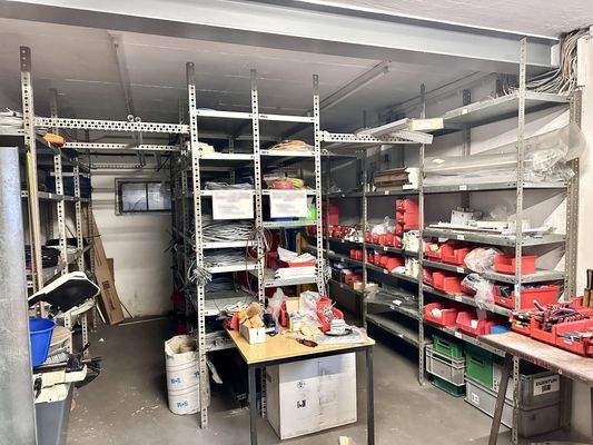 Lager im Kellergeschoss