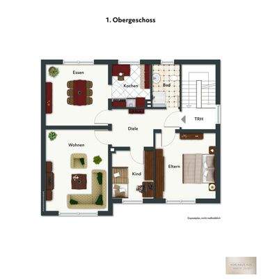 Grundriss Obergeschoss