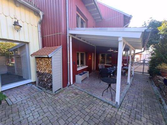 Überdachte Terrasse